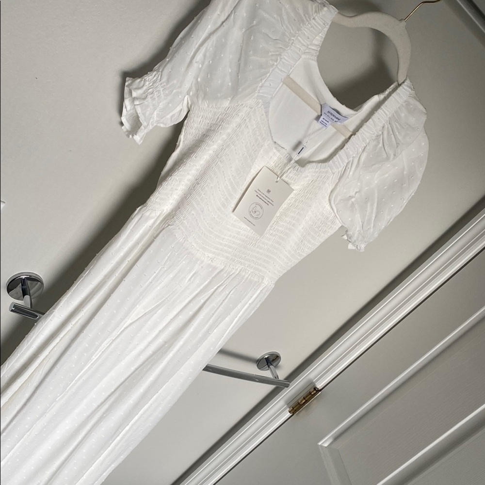 Seraphine maternity White Dress